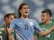 Stellte bei Uruguays gegen Bolivien den Endstand her: Edinson Cavani (M). Foto: Andre Penner/AP/dpa