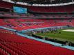 Das Wembley-Stadion soll sich im Laufe der EM-Finalrunde immer mehr füllen. Foto: Matt Dunham/Pool AP/dpa