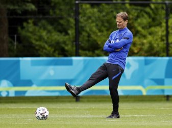 Frank de Boer gibt sich siegessicher Frank de Boer gibt sich siegessicher