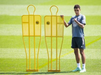 Vom Frischling im DFB-Team wird in Zukunft viel erwartet: Jamal Musiala beim Aufwärmen. Foto: Christian Charisius/dpa Vom Frischling im DFB-Team wird in Zukunft viel erwartet: Jamal Musiala beim Aufwärmen. Foto: Christian Charisius/dpa