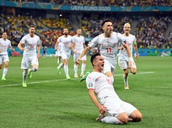 Die Schweiz steht im Viertelfinale der EM Die Schweiz steht im Viertelfinale der EM