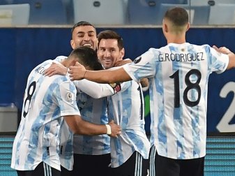 Führt Argentinien zum Sieg: Lionel Messi Führt Argentinien zum Sieg: Lionel Messi