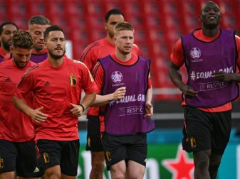 Belgien bangt um einen Einsatz von De Bruyne und Hazard