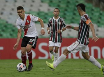 In Frankfurt im Gespräch: Rafael Santos Borre (l.)