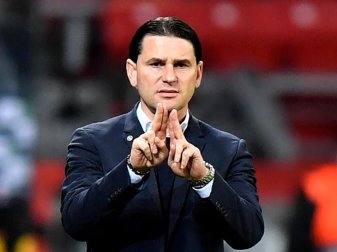 Freut sich auf EM-Entdeckung Patrik Schick: Neu-Leverkusen-Coach Gerardo Seoane. Foto: Martin Meissner/Pool AP/dpa