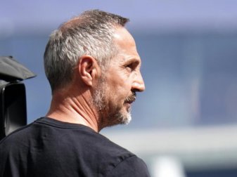 Kam aus Frankfurt nach Gladbach: Trainer Adi Hütter. Foto: Thomas Frey/dpa Kam aus Frankfurt nach Gladbach: Trainer Adi Hütter. Foto: Thomas Frey/dpa