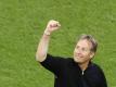 Hätte sich auch dänische Unterstützung im Stadion gewünscht: Trainer Kasper Hjulmand. Foto: Koen Van Weel/EPA Pool via AP/dpa