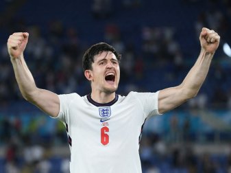 Will mit den Three Lions ins Finale: Harry Maguire Will mit den Three Lions ins Finale: Harry Maguire