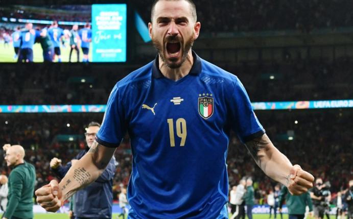 Bei den Feierlichkeiten verwechselt: Leonardo Bonucci