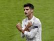 Stürmer Alvaro Morata wurde nach dem verschossenen Elfmeter zur tragischen Figur des spanischen EM-Aus. Foto: Facundo Arrizabalaga/Pool EPA/AP/dpa