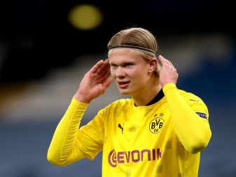 Noch steht Erling Haaland bei Borussia Dortmund unter Vertrag. Foto: Nick Potts/PA Wire/dpa Noch steht Erling Haaland bei Borussia Dortmund unter Vertrag. Foto: Nick Potts/PA Wire/dpa
