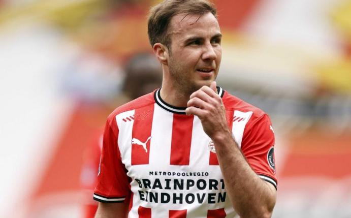 Fühlt sich beim PSV Eindhoven wohl: Mario Götze. Foto: Maurice Van Steen/ANP/dpa