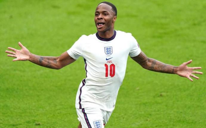 Englands Raheem Sterling ist einer der besten Spieler der EM. Foto: Mike Egerton/PA Wire/dpa