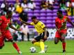 Gold Cup: Auftaktsieg für Leon Bailey (m.) und Jamaika
