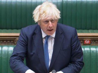 Will Online-Rassismus künftig mit Stadionverbot bestrafen: Großbritanniens Premierminister Boris Johnson. Foto: ---/House of Commons/PA Wire/dpa Will Online-Rassismus künftig mit Stadionverbot bestrafen: Großbritanniens Premierminister Boris Johnson. Foto: ---/House of Commons/PA Wire/dpa