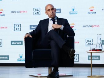 Luis Rubiales, Präsident des spanischen Fußballverbandes (RFEF). Foto: Óscar J.Barroso/Afp7/EUROPA PRESS/dpa Luis Rubiales, Präsident des spanischen Fußballverbandes (RFEF). Foto: Óscar J.Barroso/Afp7/EUROPA PRESS/dpa