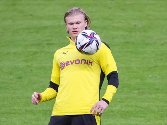 Auch BVB-Stürmer Erling Haaland wird umworben. Foto: Jan Woitas/dpa-Zentralbild/dpa Auch BVB-Stürmer Erling Haaland wird umworben. Foto: Jan Woitas/dpa-Zentralbild/dpa
