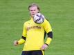 Auch BVB-Stürmer Erling Haaland wird umworben. Foto: Jan Woitas/dpa-Zentralbild/dpa