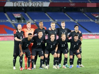 Die deutschen Fußballer besuchen die Eröffnungsfeier  Die deutschen Fußballer besuchen die Eröffnungsfeier