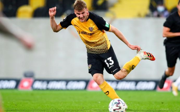 Christoph Daferner traf zwei Mal für Dresden (41./56.)