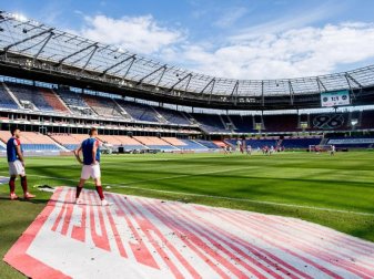 Hannover 96 kann für das Heimspiel gegen Hansa Rostock wie geplant 22.250 Zuschauer empfangen. Foto: Hauke-Christian Dittrich/dpa Hannover 96 kann für das Heimspiel gegen Hansa Rostock wie geplant 22.250 Zuschauer empfangen. Foto: Hauke-Christian Dittrich/dpa