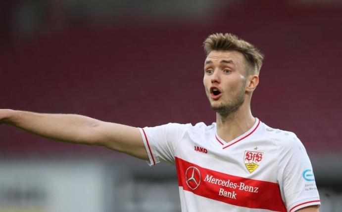 Sorgte letzte Saison in der Bundesliga mit 16 Toren für Furore: Stuttgarts Sasa Kalajdzic. Foto: Tom Weller/dpa