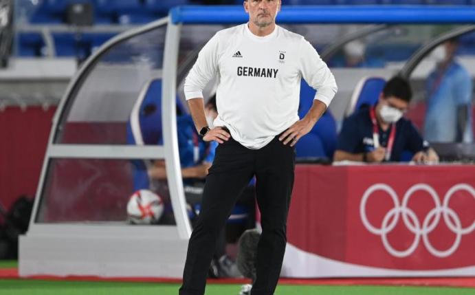 DFB-Auswahltrainer Stefan Kuntz. Foto: Swen Pförtner/dpa