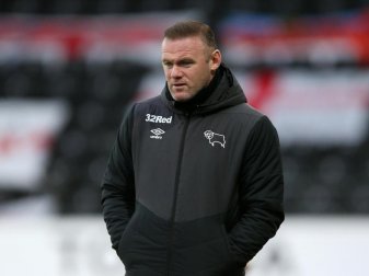 Derby-County-Trainer Wayne Rooney. Foto: Nigel French/PA Wire/dpa Derby-County-Trainer Wayne Rooney. Foto: Nigel French/PA Wire/dpa