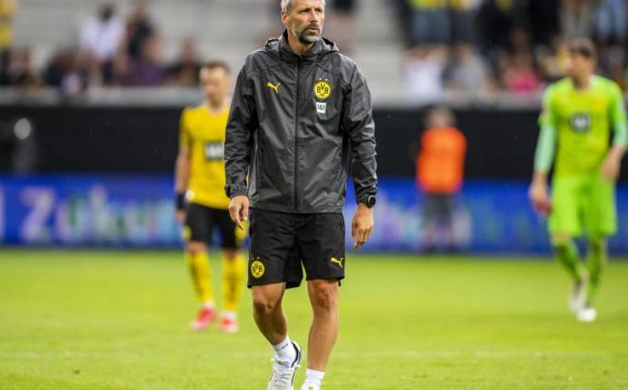 Dortmunds Trainer Marco Rose würde sich noch mehr Vorbereitungszeit wünschen. Foto: David Inderlied/dpa