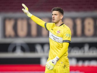 Fabian Bredlow geht beim VfB Stuttgart wohl erneut als Ersatzmann in die Saison. Foto: Tom Weller/dpa