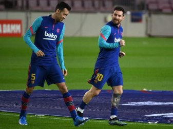 Busquets und Messi spielten jahrelang zusammen für Barca Busquets und Messi spielten jahrelang zusammen für Barca