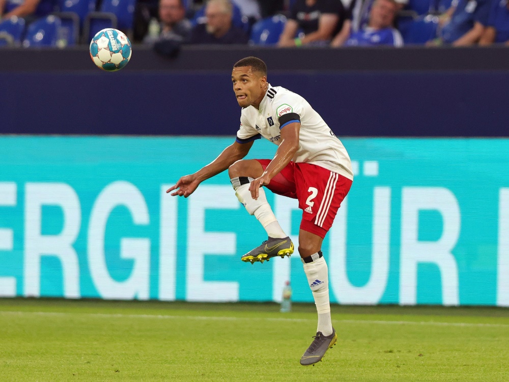 Beim Pokal-Sieg des HSV erfolgreich: Jan Gyamerah