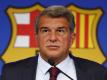Joan Laporta, Präsident des FC Barcelona, während einer Pressekonferenz in Barcelona. Foto: Joan Monfort/AP/dpa