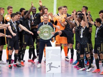 Auch in der Saison 2021/22 ist der FC Bayern wieder der Topfavorit auf den Meistertitel in der Fußball-Bundesliga. Foto: Sven Hoppe/dpa Auch in der Saison 2021/22 ist der FC Bayern wieder der Topfavorit auf den Meistertitel in der Fußball-Bundesliga. Foto: Sven Hoppe/dpa
