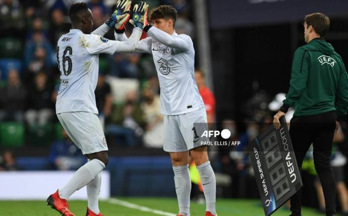 Torwartwechsel in der 119. Minute: Kepa kommt für Mendy