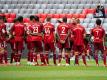 Trainer Julian Nagelsmann (3.v.r.) will mit dem FC Bayern München erfolgreich in die Bundesliga-Saison starten. Foto: Matthias Balk/dpa