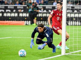 Mönchengladbachs Torhüter Yann Sommer war der überragende Spieler. Foto: Federico Gambarini/dpa Mönchengladbachs Torhüter Yann Sommer war der überragende Spieler. Foto: Federico Gambarini/dpa