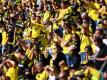 In Dortmund sorgten 25.000 Fans für Stimmung. Foto: Marius Becker/dpa