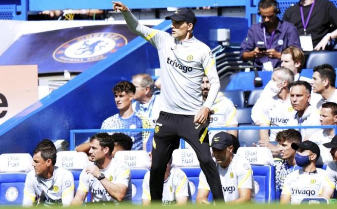 Thomas Tuchel schob die Favoritenrolle weg. Foto: Tess Derry/PA/dpa