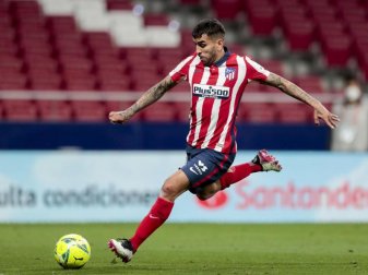 Traf gegen Celta Vigo doppelt: Atlético-Stürmer Angel Correa. Foto: Bernat Armangue/AP/dpa/Archiv Traf gegen Celta Vigo doppelt: Atlético-Stürmer Angel Correa. Foto: Bernat Armangue/AP/dpa/Archiv