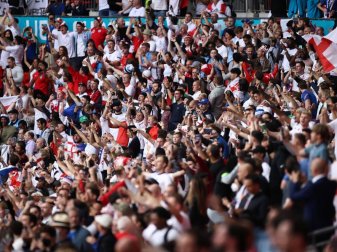 Beim EM-Finale im Wembley-Stadion waren 60.000 Zuschauer zugelassen. Foto: Christian Charisius/dpa Beim EM-Finale im Wembley-Stadion waren 60.000 Zuschauer zugelassen. Foto: Christian Charisius/dpa