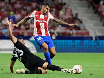 Trifft für Atletico: Angel Correa Trifft für Atletico: Angel Correa