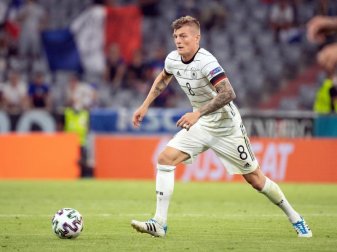 Ex-Nationalspieler Toni Kroos plagt sich mit einer Schambeinentzündung. Foto: Federico Gambarini/dpa Ex-Nationalspieler Toni Kroos plagt sich mit einer Schambeinentzündung. Foto: Federico Gambarini/dpa