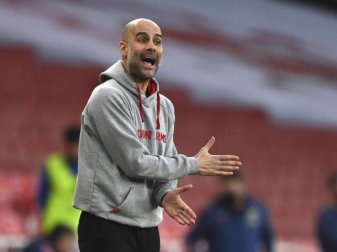 City-Cheftrainer Pep Guardiola. Foto: Shaun Botterill/Pool Getty/AP/dpa City-Cheftrainer Pep Guardiola. Foto: Shaun Botterill/Pool Getty/AP/dpa