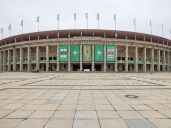 Der klassische Finalort des DFB-Pokalfinales: Das Berliner Olympiastadion. Foto: Jan Woitas/dpa-Zentralbild/dpa Der klassische Finalort des DFB-Pokalfinales: Das Berliner Olympiastadion. Foto: Jan Woitas/dpa-Zentralbild/dpa