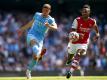 Manchester City verlängerte den Vertrag von Ruben Dias (l). Foto: Nick Potts/PA Wire/dpa