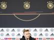 Marco Reus nimmt an der Pressekonferenz des DFB teil. Foto: Tom Weller/dpa