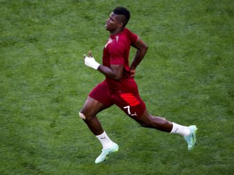 Breel Embolo wird beim Länderspiel nicht spielen können Breel Embolo wird beim Länderspiel nicht spielen können