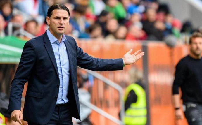 Trainer Gerardo Seoane ärgert sich über die Abstellungsfristen. Foto: Matthias Balk/dpa