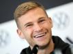 Kann wieder gut lachen: Joshua Kimmich. Foto: Tom Weller/dpa